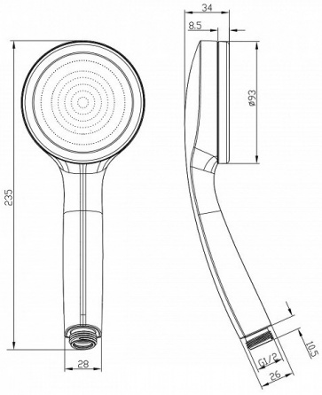 Душевая лейка Iddis SpaHome SPA1F00i18 фото 3