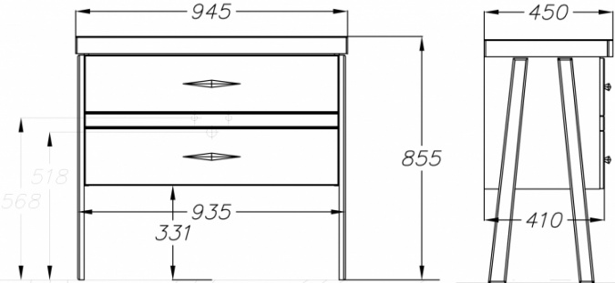 Тумба для комплекта в ванную фото 3