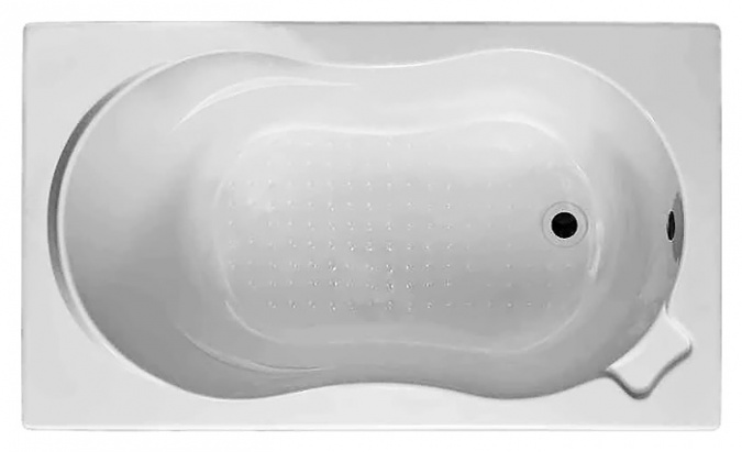 Акриловая ванна Bas Кэмерон 120 см с каркасом фото 1