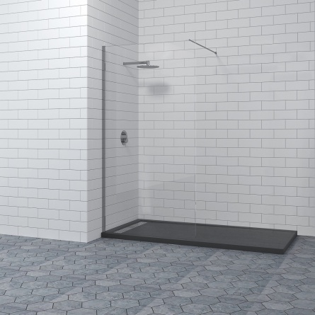 Душевая перегородка RGW Walk In WA-10 1400x1950 профиль хром фото 1
