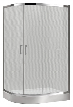 Душевой уголок Cezares Eco RH-2-100/80-P-Cr стекло punto фото 1
