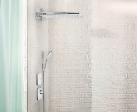 Переключатель потоков Hansgrohe ShowerSelect  белый, на 3 позиции фото 3
