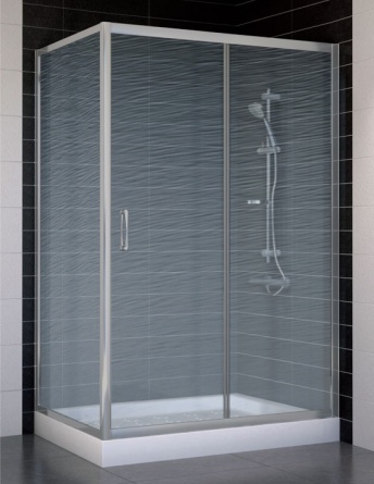 Душевой уголок Vegas Glass ZP+ZPV 120*70 07 02 стекло шиншилла, 120x70 фото 1