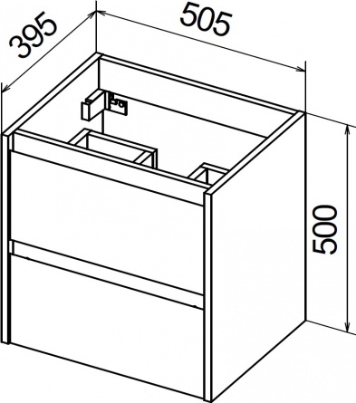 Тумба для комплекта BelBagno Kraft 39 50 pino pasadena фото 5
