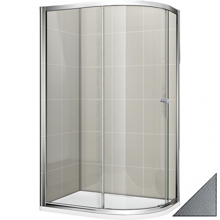 Душевой уголок Cezares Pratico RH 1 120/90 P Cr фото 1