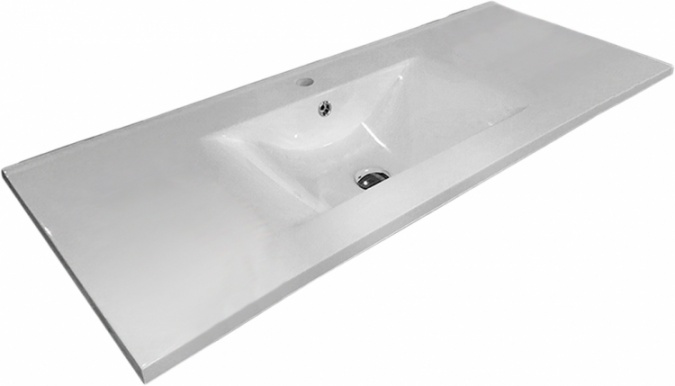 Мебель для ванной Sanvit Кубэ-3 120 белый глянец фото 4