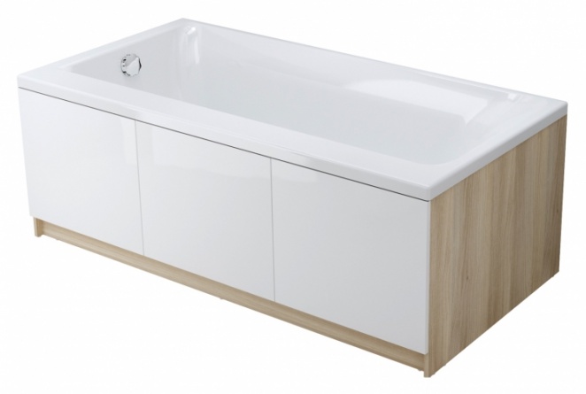Акриловая ванна Cersanit Smart 170 L (без панели, без опоры) фото 2