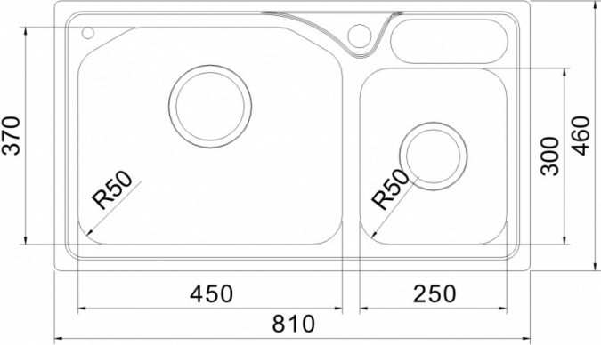 Мойка кухонная Oulin OL-H9818 фото 7