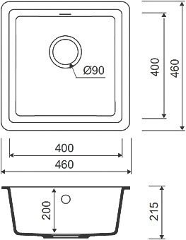 Мойка кухонная Iddis Tanto TU2P461i87 фото 3