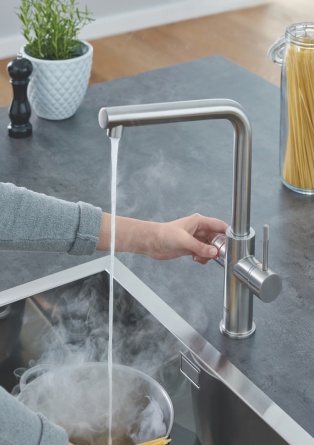 Смеситель Grohe Red II Duo 30325DC1 для кухонной мойки, с водонагревателем фото 9