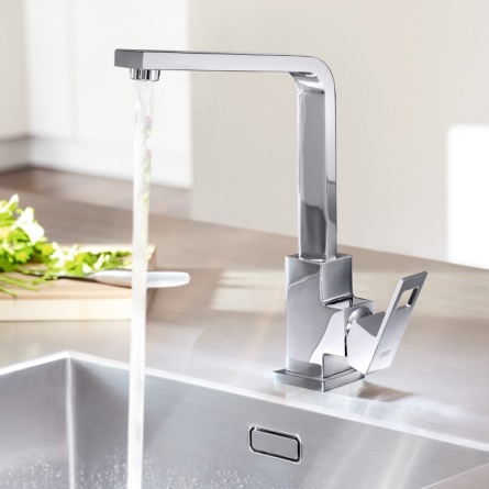 Смеситель для кухонной мойки Grohe Eurocube фото 3