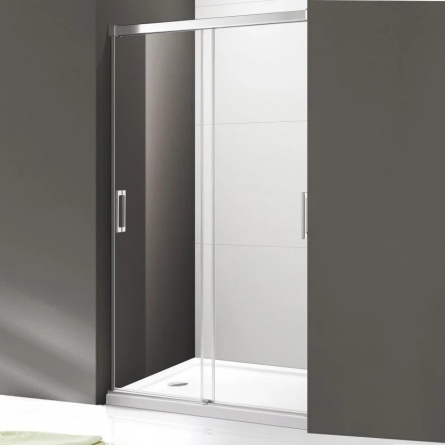 Душевая дверь в нишу Cezares Tandem Soft BF-2-120-C-Cr-IV стекло прозрачное фото 1