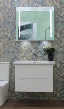 Тумба для комплекта BelBagno Torino 80 bianco lucido фото 3