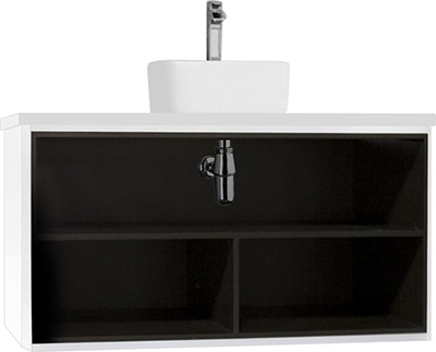 Мебель для ванной Акватон Брук 100 открытая, дуб феррара фото 2