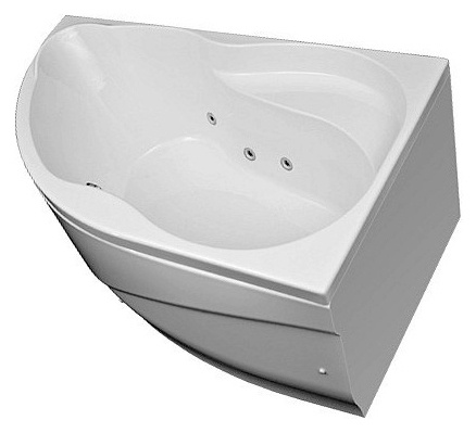 Акриловая ванна Aquanet Graciosa 150x90 R с панелью на каркасе фото 9