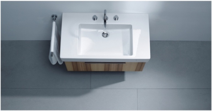 Раковина встраиваемая Duravit Vero 85 см фото 2