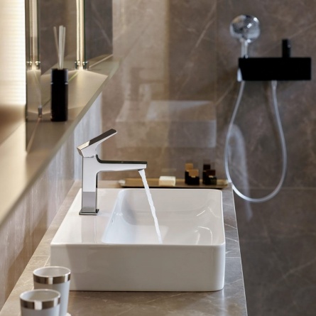 Смеситель Hansgrohe Metropol 32500000 для раковины, с донным клапаном Push-Open фото 2