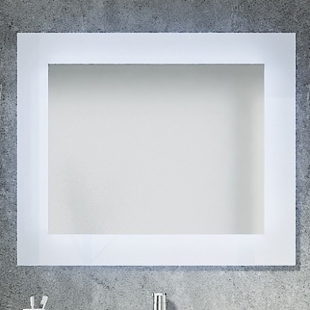 Мебель для ванной Sanvit Контур 90 белый глянец/манзония кофейная фото 3