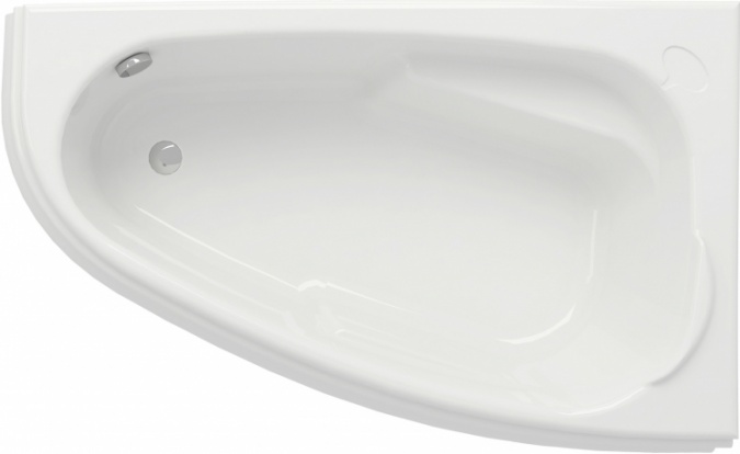 Акриловая ванна Cersanit Joanna 140 R ультра белый (без панели, без опоры) фото 1