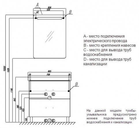 Тумба с раковиной  фото 7