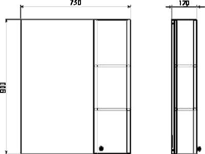 Мебель для ванной Comforty Амстердам 75 древесина фото 3