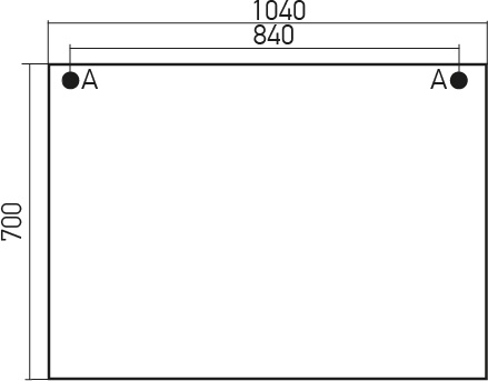Зеркало Mixline Людвиг 105 фото 3
