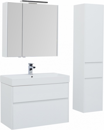 Мебельная раковина Aquanet Sanovit Slim Synergy 85 фото 2
