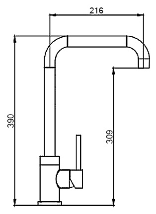 Смеситель Seaman Eco Glasgow SSN-3026 для кухонной мойки фото 2
