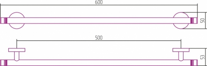 Полотенцедержатель Сунержа Каньон 00-3001-0600 фото 2