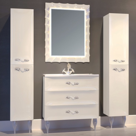Зеркало Marka One Lumier 65 white фото 2