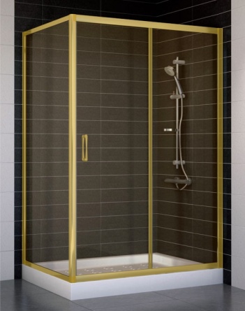 Душевой уголок Vegas Glass ZP+ZPV 120*80 09 05 стекло бронза, 120x80 фото 1