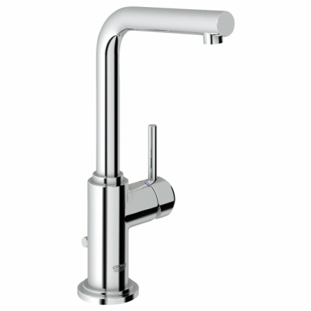 Смеситель для раковины Grohe Atrio 7° с донным клапаном фото 1