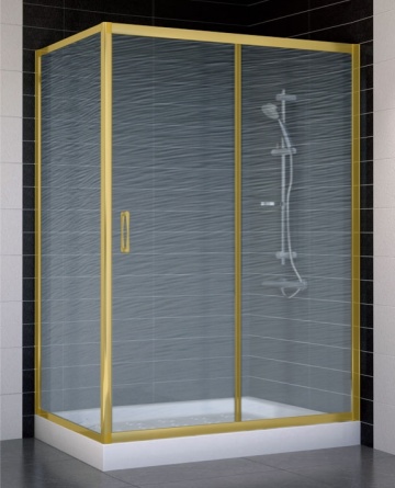 Душевой уголок Vegas Glass ZP+ZPV 130*70 09 02 стекло шиншилла, 130x70 фото 1