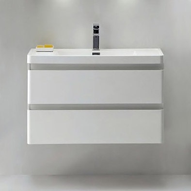 Тумба для комплекта BelBagno Energia-N 80 bianco lucido подвесная фото 3