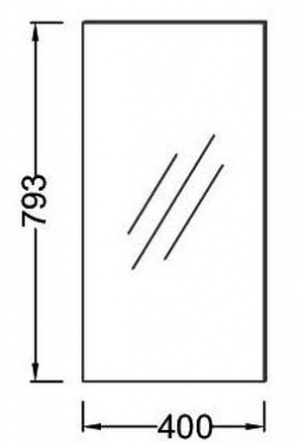 Зеркало Jacob Delafon Pop Laminar 40 фото 4