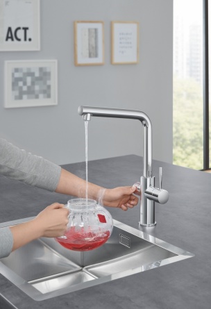 Смеситель Grohe Red II Duo 30325001 для кухонной мойки, с водонагревателем фото 4