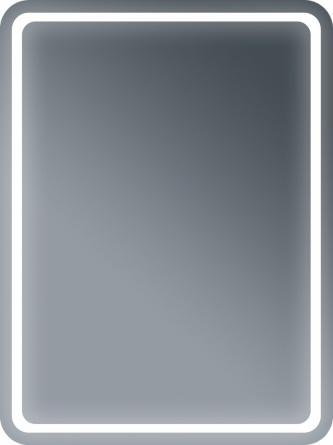 Зеркало Бриклаер Эстель-1 60 с подсветкой, сенсор на корпусе фото 9
