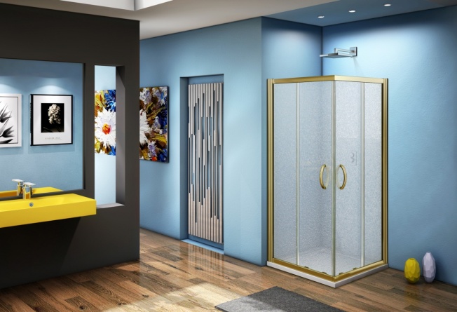 Душевой уголок Good Door Jazze CR-80-G-BR 80x80 фото 2