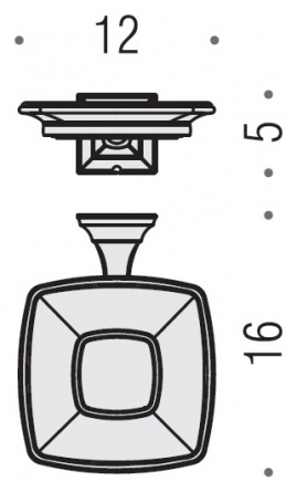 Мыльница Colombo Design Portofino B3201.bronze фото 2