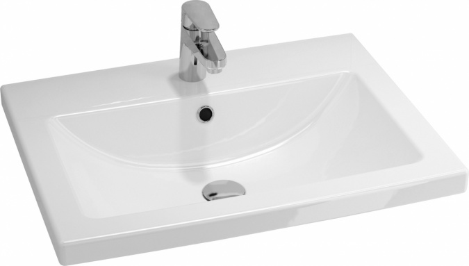 Мебель для ванной Velvex Klaufs 60.2D.1Y белая, напольная фото 4
