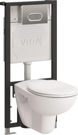 Комплект VitrA Normus 9773B003-7202 кнопка хром фото 1