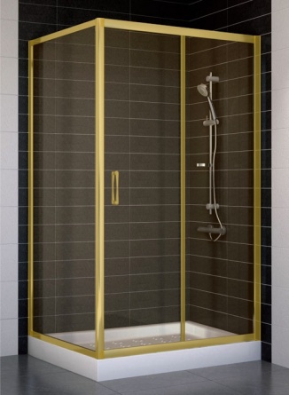 Душевой уголок Vegas Glass ZP+ZPV 100*90 09 05 стекло бронза, 100x90 фото 1