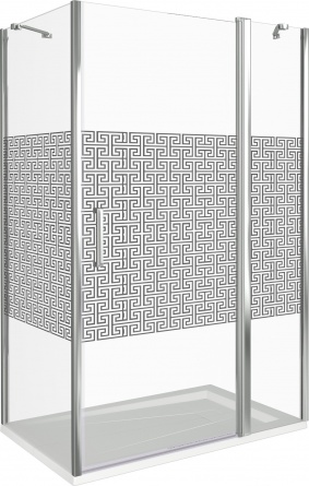 Душевой уголок Good Door Fantasy WTW+SP-F-CH 120x80 фото 4