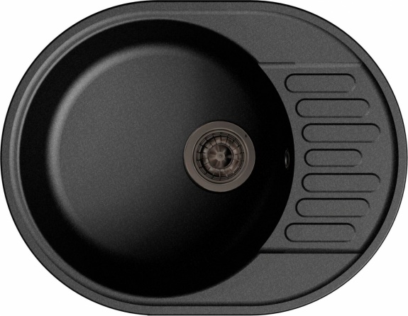 Мойка кухонная GranFest Quarz Z58 черный фото 1
