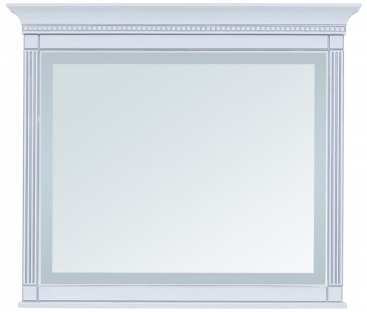 Зеркало Aquanet Селена 120 белое, серебро фото 2