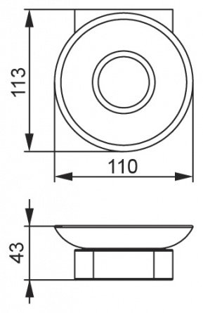 Мыльница Aquanet 5785 фото 6