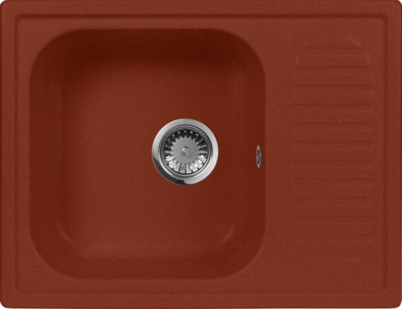 Мойка кухонная AquaGranitEx M-13 красный марс фото 1