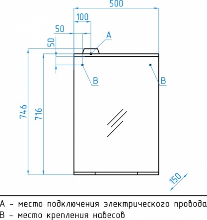 Мебель для ванной Style Line Эко Стандарт №9 50 белая фото 10