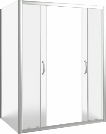 Душевой уголок Good Door Infinity WTW-TD+SP-G-CH 150x80 фото 3