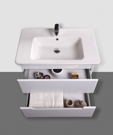 Тумба для комплекта BelBagno Torino 80 bianco lucido фото 6